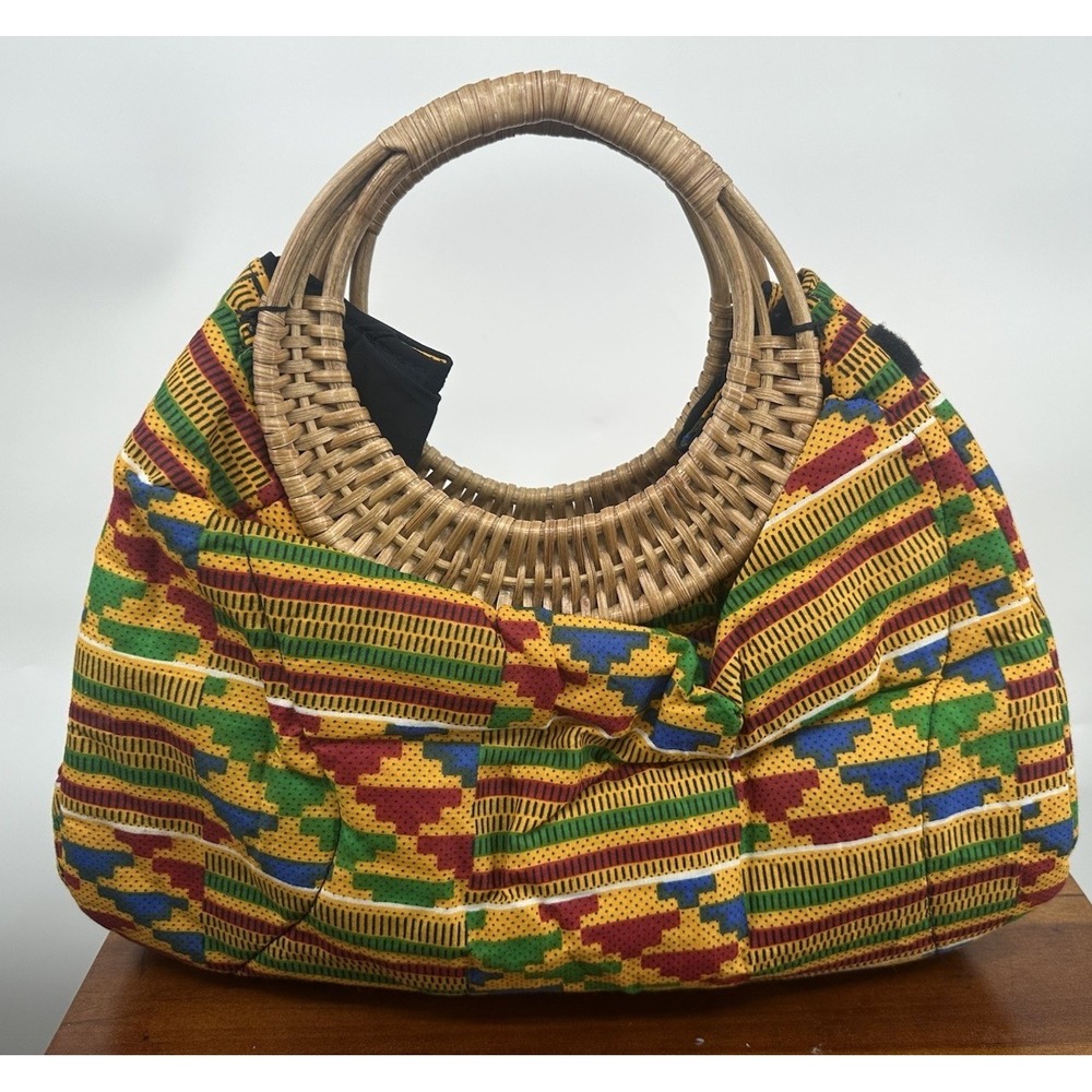 Ankara Handmade Large African Print Tote Bag Purse Handbag  Carry‎ All
